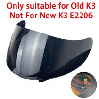 K3 Visor for AGV K3 shield 2025 New Mold E2206 Photochromic Old K3 High Strength Sunscreen Capacete WindshielHelmet Visor Shield black