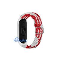 Beline Textile Strap Xiaomi Mi Band 3 / 4 Red-White