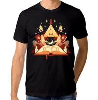 Bill Cipher Gravity Falls T-Shirt, Men's Women's Sizes (dmm-155) M brown