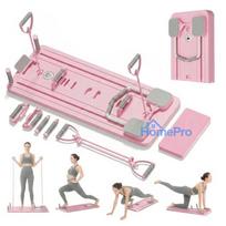 Extralink, Pilates board, pink, abdominal exercise reformer, push-up board