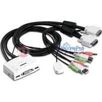 Switch TRENDnet 2-PORT DVI AUDIO KVM SWITCH (TK-214I) - Z010333