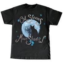 Classic Cat Stevens Moon Shadow Black Cotton T Shirt Full Size   Unisex T-Shirt L black