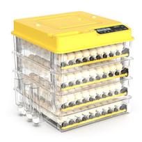 Automatinis kiaušinių inkubatorius: 24-288 kiaušinių talpa, automatinis vandens papildymas ir vieno mygtuko kiaušinių tikrinimas 268 Eggs Set TW-268 yellow