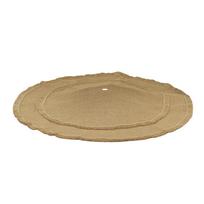 Natural Burlap Christmas Tree Skirt Eco Friendly Durable Decoration For 24 36 48 Inch Trees With Adjustable Straps A brown