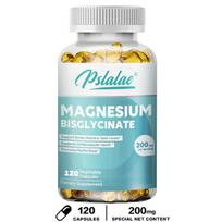 Pslalae - Magnesium Glycine - 200 mg Magnesium per serving - Supports musculoskeletal and neurological health 120*1