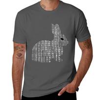 Follow The White Rabbit Classic  Tshirt Uv Protection Outdoor Tee Shirt L brown