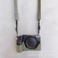 Universal PU Camera Case Nikon Z50 Z30 Mirrorless Cameras Lightweight Shoulder Bag With Strap Black Green Coffee Green with Strap gray