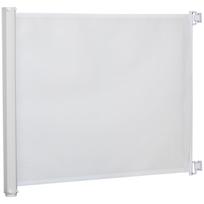 Apsauginė užtvara laiptams ir durims, ištraukiama, iki 115 cm, 82,5 cm aukščio, balta