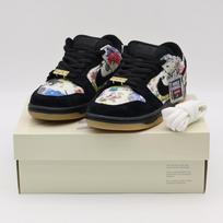 FD8778-001 Supreme A Nike SB Dunk Low Rammellzee (Men's) 8 black