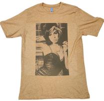 Amy Winehouse vintage gold color Tshirt graphic Men039s retro soft style Unisex T-Shirt XXXXL beige
