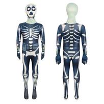 Cosplay Costume Tights onesie Show Suit Fortnite Milk Silk Fabric 160 gray