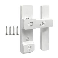 Premium Double Lock Slide Bolt Door Latches Concealed Screws For Maximums Security And Anti Pry Durability Zincs Alloys balta