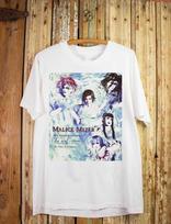 Malice Mizer Band Concert Tour Short Tee Cotton Unisex Shirt S white