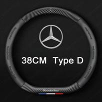 Automobilio priedai Automobilio vairo dangtelis Mercedes Benz C180 C200 C260 C300 W108 W124 W126 W140 W168 W169 W176 GLA CLA For Type D Black