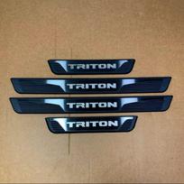 For Mitsubishi Triton  2024 2025 2026 Auto Door Sill Pedal Cover Scuff Plate Trims Protector Sticker Car Styling Accessories juoda