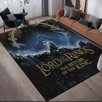 Žiedų valdovas Elementas Kvadratinis Plotas Kilimas, Neslystantis Grindų Kilimėlis Namų Biurui, Puiki Dovana Gerbėjams.chl 100x150cm