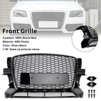 Gloss Black Front Bumper Grill Grille 8R0853651B Fit  Q5 2009-2012
