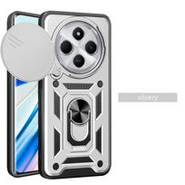 For Xiaomi Redmi 14C 4G Case Armor Shockproof Slide Lens Cover For Redmi14C 14C 14 C Magnet Car Holder Ring Case For Redmy 14C Redmi 14C 5G white