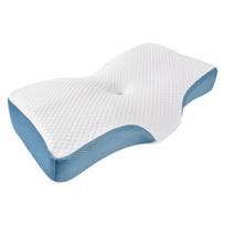 OLOMM Butterfly Memory Foam Neck Support Pillow white