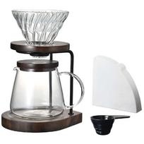 HARIO Drip Stand D2411 Set, Walnut, WDS-1006-WN gray