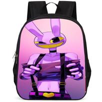 The Amazing Digital Circus 15 Inch Backpack Stylish Oxford Cloth Student Bag Style N purple