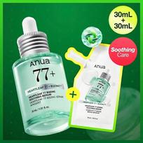 Anua Heartleaf 77 B3Zinc Soothing Serum 30ml Refill Set white