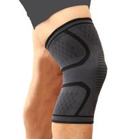 Breathable Elastic Knee Compression Sleeve, Non-slip Knee Support Brace for Cycling Running Basketball Gym Outdoor Sports M