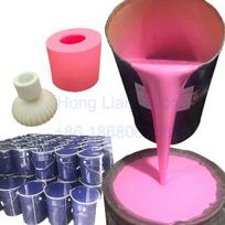Pink color food grade liquid silicone rubber make plaster candle holder mold wax candle resin pot mold handicraft silicone molds HL-8505 pink