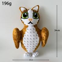 22cm-30cm TreasuringU Steal a Brainrot Meow plushDoll Toy Cartoon Cute Soft Room Plush Doll Plant Toy Kid New Year Birthday Gift Hi-Q gray