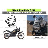 Black  Headlight Grill For Royal Enfield New Himalayan 450