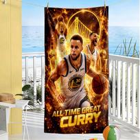 Golden State Warriors Curry Beach Towel Quick-Dry Soft Microfiber Comfortable Lightweight 80cmx160cm(31x63inch)