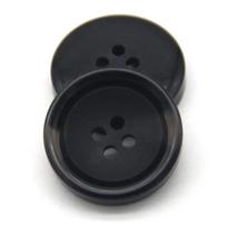 30 mm didelės dervos imitacijos rago rašto sagos drabužiams vyriškam kostiumui paltui rankų darbo juodos dekoratyvinės siuvimo aksesuarai didmeninė prekyba 23mm 10pcs