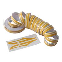Tape Bumper Multicolor Car Body Stickers Vinyl Sticker Motorcycle Decal Pin Stripe Ribbon Sticker geltona
