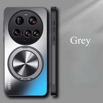 Prabangus AG automobilinis magnetinis laikiklio dėklas Xiaomi 15 14 Ultra 14T 13T Pro Magsafe žiedas galinis dangtelis MI 15 Ultra smūgiams atsparus rėmelis Funda For  Xiaomi 13 Ultra pilka