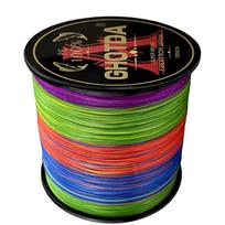 GHOTDA PE pintas žvejybos valas, daugiagijinis 100M 4 sruogų 10-80LB valas, skirtas žvejybos lynui 10lb įvairiaspalvis