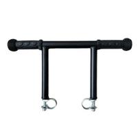 Kūdikio vežimėlio rankenos prailgintuvo adapteris vežimėliams Lengvas rankenos prailgintojas Dvigubas vamzdelis aukštiems tėvams Juodas Raise Clip Dia 25mm black