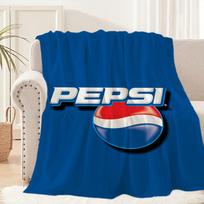 Madingas meno P-pepsi C-cola logotipas Antklodė Pliušinis Miego Sofos kilimėlis Svetainei Šiltas Biuras Miegamasis Gimtadienis Namai Kelionės Vaikų dovanos 30x40in white