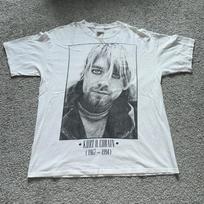 RETAS! 90-ųjų 1994 m. Nirvana Kurt Cobain baltiniai vyriški ir moteriški marškinėliai KARŠTI NAUJI Unisex marškinėliai XL gray