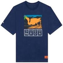 Heron Preston Shirt - Periodic Table blue tee - oversized Medium Unisex T-Shirt M orange