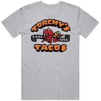 Torchy's Tacos Tex Mex Grill Mexican Food Restaurant Logo T Shirt 110 white