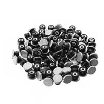 100 vnt. ratų padangų studų smaigalių ratas 12x8mm aliuminio automobiliui motociklui gray
