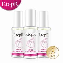 RtopR inkštirų šalinimo priemonė Veido nosies kaukė porų juostelė juoda kaukė šveitimas nuo spuogų giluminis valymas kaukė aliejaus kontrolė odos priežiūra 3pcs