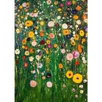 Gėlių Sodo Kaimo Naktinis Medis Gustavas Klimtas Parodos Plakatas Drobės Tapybos Spaudinys Sienai Svetainei Namų Dekoras Cuadros 70X100CM No Framed