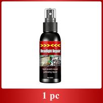 Headlight Restoration Polish Liquid, Remove Yellow Oxidation and Improve Vehicle Appearance Instantly 1PCS black