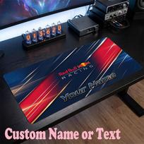 Red Bull Racing Individualizuotas Vardas Tekstas Pelės Kilimėlis, Didelis Stalo Pelės Kilimėlis, Asmeniška Namų Biuro Dovana 30cmx80cm