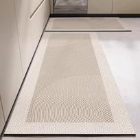 Virtuvės grindų kilimėlis Neslystantis ir atsparus alyvai Diatominis dumblas PVC Namų dekoravimo kilimas Sugeriantis pėdų kilimėlis Kilimas vonios kambariui KTY 40*60cm gray