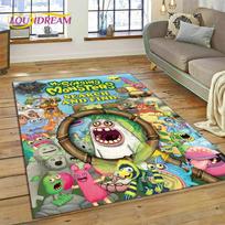 3D žaidimas My Singing Monsters Animacinis kilimas kilimėlis miegamajam svetainei namų sofos dekoravimui, vaikų žaidimas didelis dekoras grindų kilimėlis 70cm x 100cm