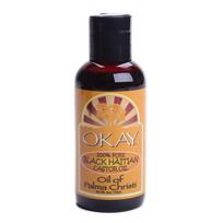 OKAY 100% Pure Black Haitian Castor Oil black