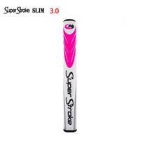 Anglies pluošto golfo lazdos, suderinamos su „Superstroke 2.0 3.0 5.0“ itin lengvu, neslystančiu golfu White pink: 3.0 white