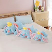 Naujas vakarėlio Dumbo pliušinis žaislas lėlė miela Dumbo pagalvė mergaitė vaikai raminanti lėlė 45cm（350g） gray